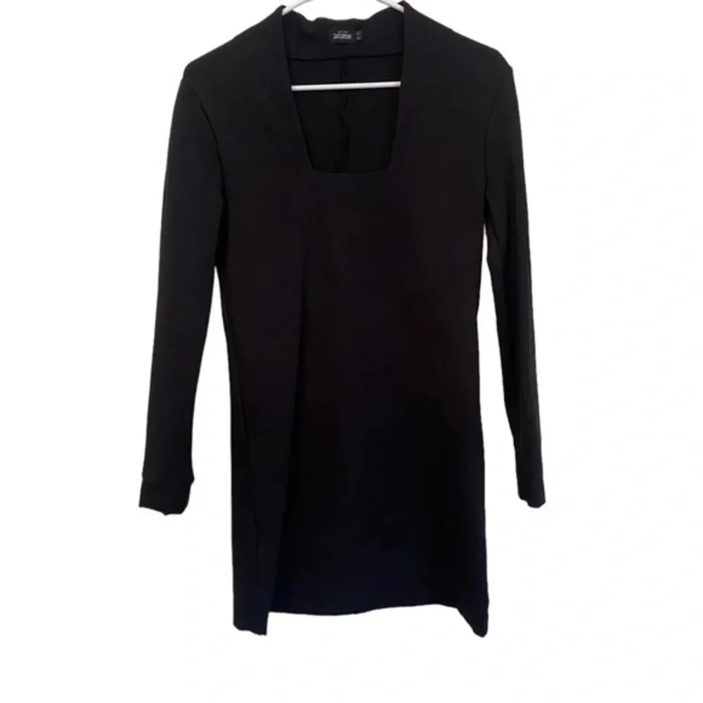 Kate Spade Saturday Black Squared Neck Dress